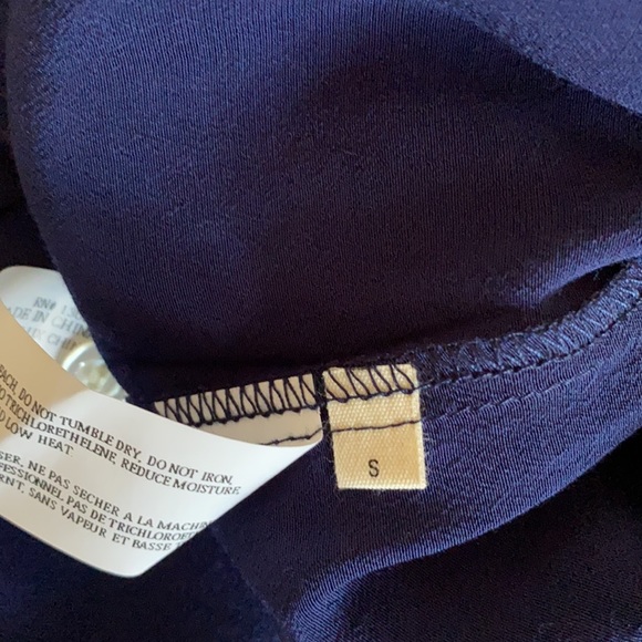 CAPULET LIDA NAVY PAJAMAS STYLE TOP SIZE SMALL - Picture 9 of 9